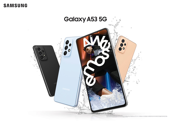 三星發布Galaxy A53 5G：IP67防塵防水+5000mAh電池