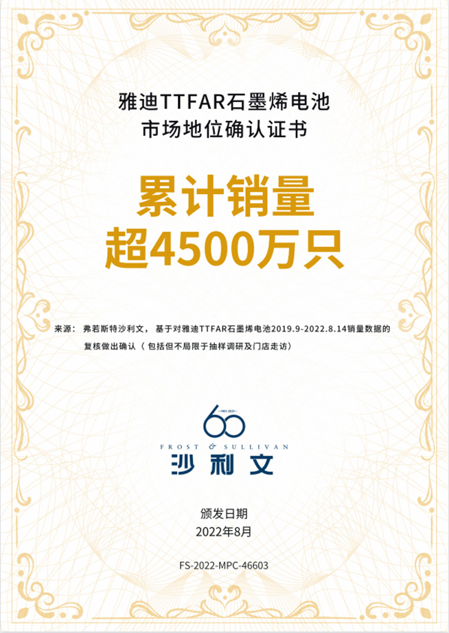 雅迪石墨烯電池再升級：超長壽命超長續航，重塑能源行業標桿